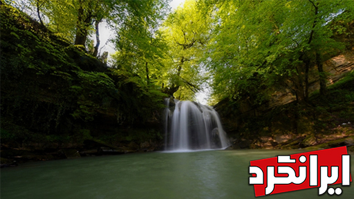 هفت آبشار آبشار تیرکن نقشه روستای تیرکن هفت چشمه جنگل راش فیلبند ایرانگرد