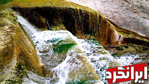 آبشار فصلی بدو جذابیت های گردشگری هرمزگان ایرانگرد گنبد نمکی لمزان