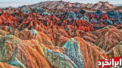 عجیب ترین نقاشی طبیعت در کوههای مینیاتوری چابهار !