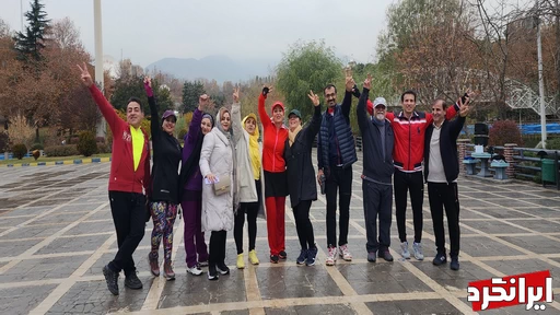 شادی و نشاط در ورزش صبحگاهی پارک ملت تهران