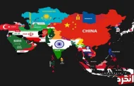 بزرگ‌ترین کشورهای آسیا بر اساس منطقه